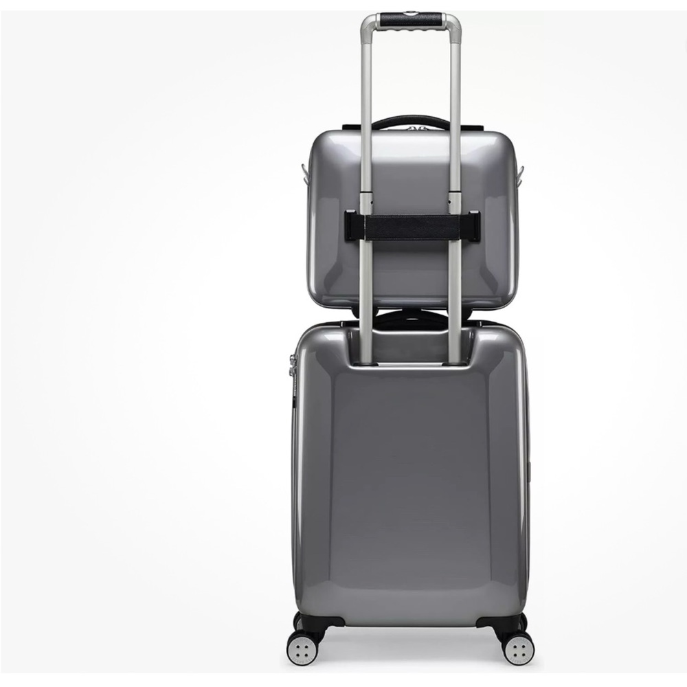 Ted Baker Women's Lightweight Spinner Luggage Set (New Mono, Vanity Case NWT - Picture 2 of 7